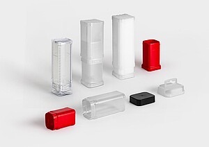 Tubo per imballaggio in plastica BlockPack in varie versioni