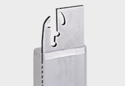 Soluzioni di imballaggio in plastica per utensili per troncatura e scanalatura.