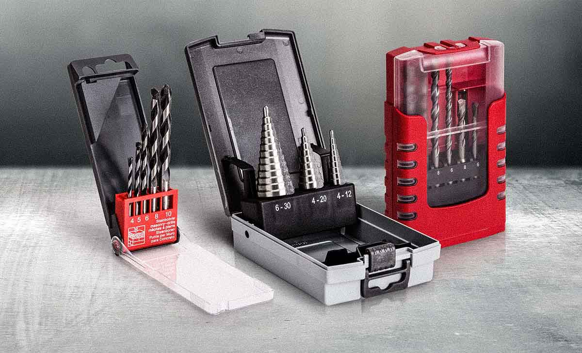 Cassette fai-da-te per utensili da perforazione realizzate da rose plastic.