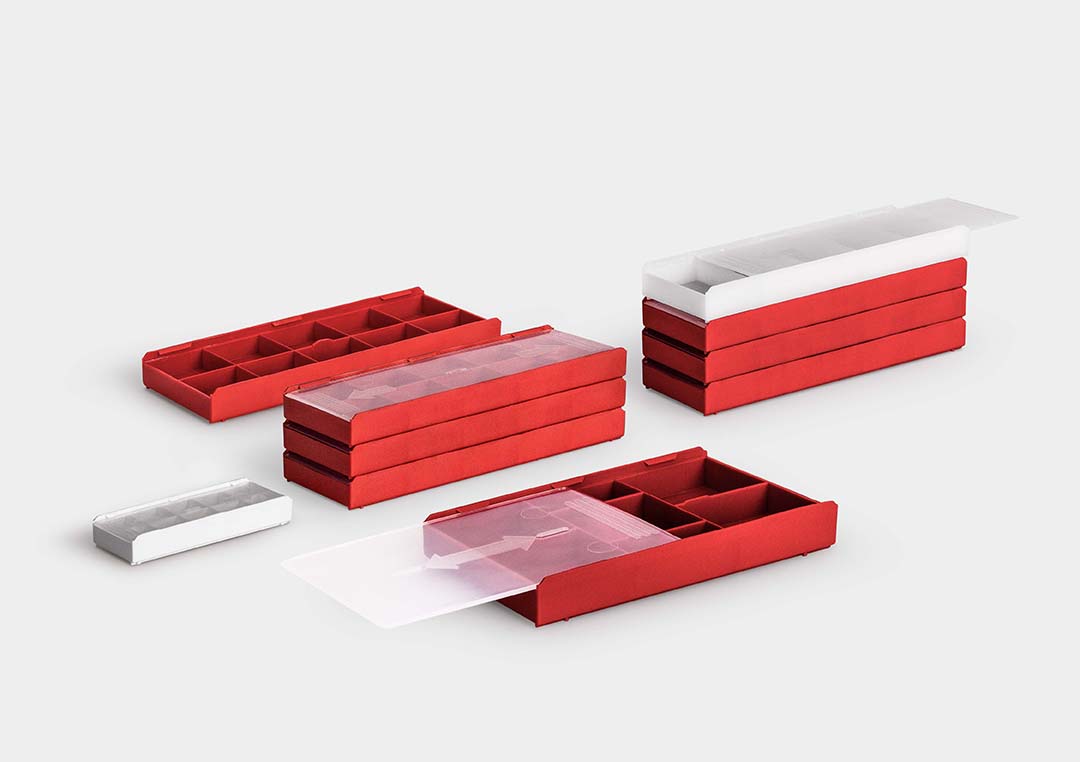 InsertBox: scatola di imballaggio per inserti.