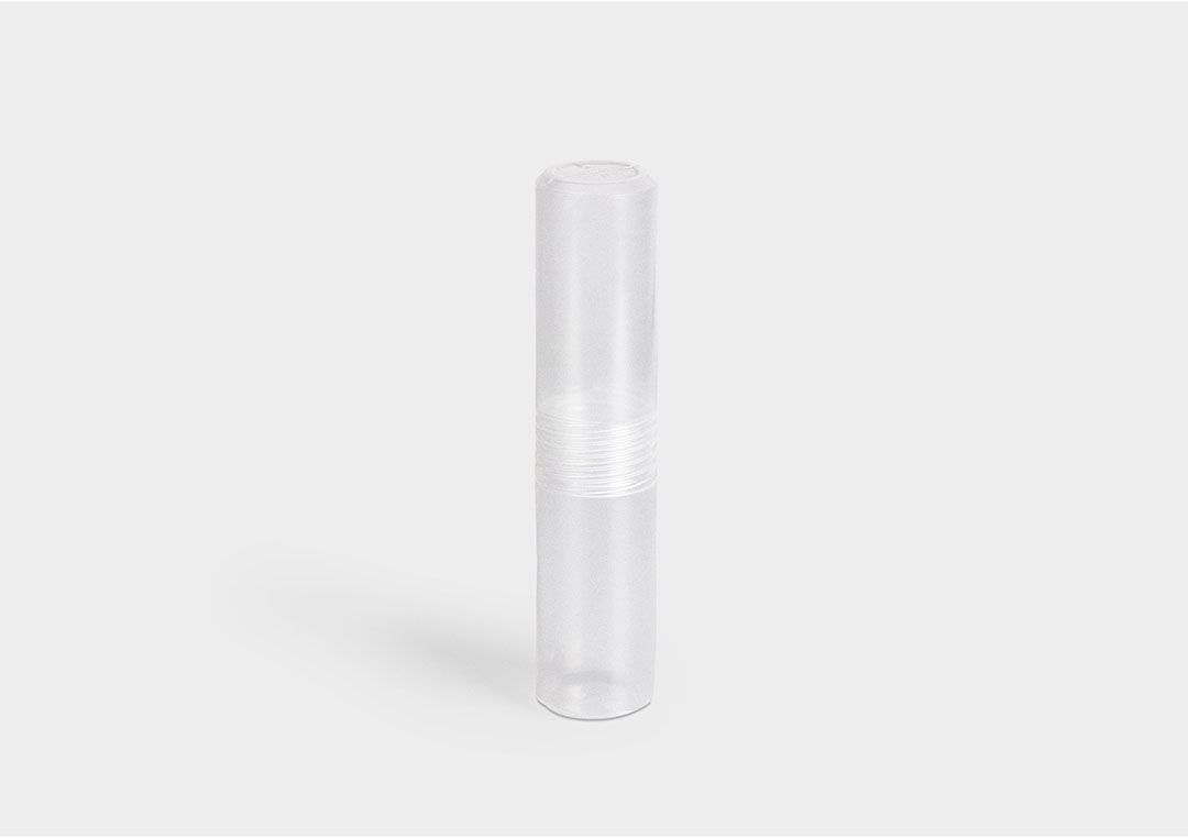 ScrewPack: un tubo di imballaggio protettivo rotondo con lunghezza fissa e chiusura a vite.